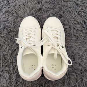 white sneakers